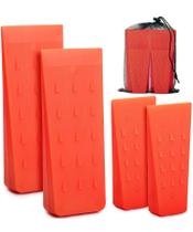 Tree Felling Wedges UNCO with Spikes, pacote com 4 unidades com bolsa de armazenamento Tree Felling Wedges UNCO with Spikes, pacote com 4 unidades com bolsa de armazenamento