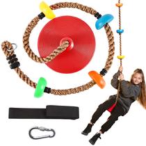 Tree Swing TURFEE para crianças com corda de escalada e alça de árvore