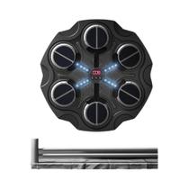 Treinador De Boxe Musical Inteligente Com 4/6 Alvos Montado Na Parede Com Luvas Para Crianças E