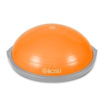 Treinador de Equilíbrio BOSU Original Laranja/Cinza 65cm Academia 61,5kg