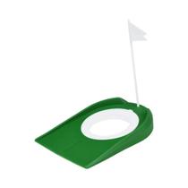 Treinador De Golfe Ajustável Para Ambientes Internos E Externos Com Bandeira De Furo, Auxílio Para