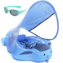 Treinador de natação Baby Float V Convey Mambobaby com dossel UPF50+ Treinador de natação Baby Float V Convey Mambobaby com dossel UPF50+