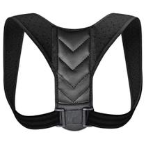 Treinador de postura HEALLILY Orthotics Humpback ajustável preto