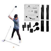 Treinador de swing de golfe Birdie Bath Birdie Cube com 12 posições
