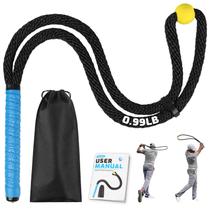 Treinador de swing de golfe com corda NewShot 0,45 kg 95 cm, resistente Treinador de swing de golfe com corda NewShot 0,45 kg 95 cm, resistente