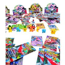 Treinador Pokemon Ash com 10 Cartas Pokebola Cards Game Binquedo