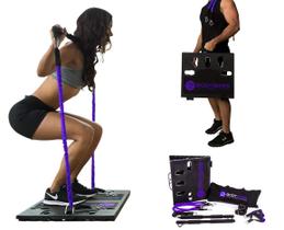 Treino completo portátil Home Gym BodyBoss 2.0 e faixas de resistência Treino completo portátil Home Gym BodyBoss 2.0 e faixas de resistência