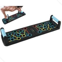 Treino Livre Prancha Multi Exercícios Força Portátil Flexão - Push up Board