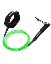 Trela de prancha de surf Abahub Premium 8 pés verde 7 mm de espessura Trela de prancha de surf Abahub Premium 8 pés verde 7 mm de espessura