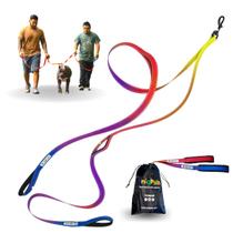 Trela dupla Uniqpals Guardian para cães pequenos a grandes Trela dupla Uniqpals Guardian para cães pequenos a grandes