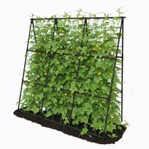 Treliça de Jardim Trellume 125x125cm Estrutura em A Metal Preta Treliça de Jardim Trellume 125x125cm Estrutura em A Metal Preta