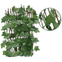 Treliça Gradil Folhagem Cerca Painel Expansível 2m Madeira Jardim Planta Follhagem