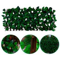 Treliça Gradil Vertical Cerca Painel Em Madeira Decoração 2m