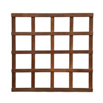 Treliça Jardim Vertical Eucalipto 70x70 cm Stain Mogno