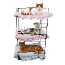 Treliche Beliche Cama para Gatos Pet Aramada 75x40cm com Colchonete Soft Treliche Beliche Cama para Gatos Pet Aramada 75x40cm com Colchonete Soft