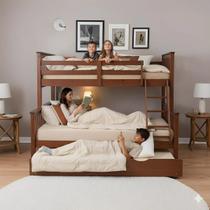 Treliche Cama Casal Com Solteiro Cama Auxiliar Robusta