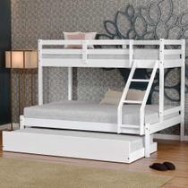 Treliche Com Cama Casal Eco Branco Mobilistore Treliche Com Cama Casal Eco Branco Mobilistore