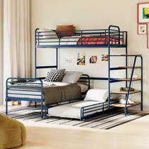 Treliche com Escada Lateral em Ferro Aço Carbono Tubular Teko Casatema MadeiraOriginals