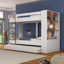 Treliche com Estante 2 Portas 6 Nichos - Hecol Móveis Treliche com Estante 2 Portas 6 Nichos - Hecol Móveis