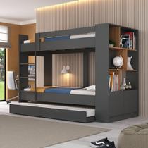 Treliche com Estante 2 Portas 6 Nichos - Hecol Móveis Treliche com Estante 2 Portas 6 Nichos - Hecol Móveis