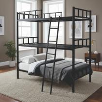 Treliche de Ferro Aço para 3 Pessoas Ideal para Pousadas e Alojamentos, Estrutura Resistente, Conforto e Economia de Espaço