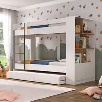 Treliche Infantil/juvenil com Estante 2 Portas 6 Nichos Oliver