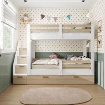 Treliche Juvenil com escada Betina Mobikasa Treliche Juvenil com escada Betina Mobikasa