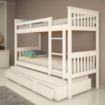 Treliche Madeira Maciça Solteiro Woodstore com 3 Gavetas de Exclusivo Treliche Madeira Maciça Solteiro Woodstore com 3 Gavetas de Exclusivo