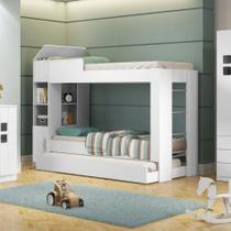 Treliche Solteiro Com Porta e Nichos Para Colchão de 78cm