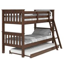 Treliche Solteiro Juvenil com Escada Móvel Joy P05 Castanho Acetinado - Mpozenato Treliche Solteiro Juvenil com Escada Móvel Joy P05 Castanho Acetinado - Mpozenato