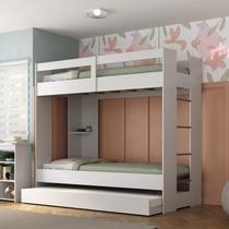 Treliche Solteiro Nassau 1 Prateleira Yescasa Branco Treliche Solteiro Nassau 1 Prateleira Yescasa Branco