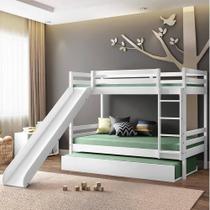 Treliche Teen Play com Escorregador Branco - Casatema