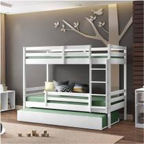 Treliche Teen Play com Grade de Proteção - Madeira Maciça - Casatema