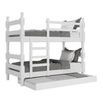 Treliche Vira 2 Camas CColchões Multimóveis Cr35108 Branco Treliche Vira 2 Camas CColchões Multimóveis Cr35108 Branco