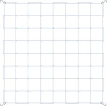 Trellis Netting Simple Deluxe Elastic, 1 pacote, branco, 5 x 5 pés