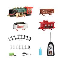 Trem a Vapor com Controle Remoto - Brinquedo Educacional Infantil