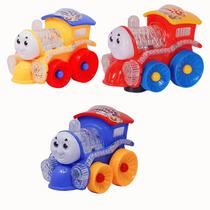 Trem c/ Luzes e Sons - Cores Sortidas - Toy King