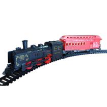 Trem Classico a Pilha 12 Peças