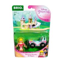 Trem de Brinquedo BRIO Disney Princesa Aurora - Inclui Vagão