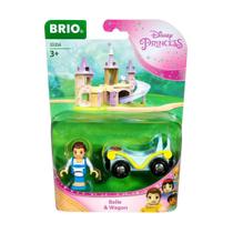 Trem de Brinquedo BRIO Disney Princess Belle - Conjunto com Vagão (3+)