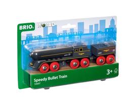 Trem de Brinquedo Brio World Speedy Bullet Train - 2 Peças - 3+ Anos