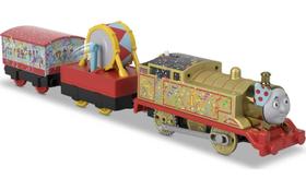 Trem de brinquedo Fisher-Price Thomas e seus amigos Golden Thomas 3+ Trem de brinquedo Fisher-Price Thomas e seus amigos Golden Thomas 3+