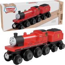 Trem de Madeira Thomas & Friends - James com Vagão de Carvão