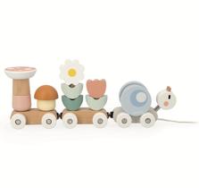 Trem de Puxar e Passear Swwet Cocoon de Madeira Infantil Trem de Puxar e Passear Swwet Cocoon de Madeira Infantil