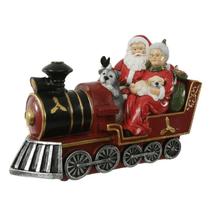 Trem do papai noel e mamãe noel c/ led - 20x29cm Trem do papai noel e mamãe noel c/ led - 20x29cm