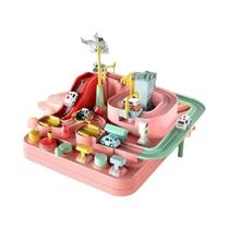 Trem e Pista de Corrida Educacional Infantil - Modelo de Carro Ferroviário Espacial