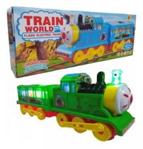 Trem Elétrico Bate e Volta de Brinquedo Infantil Musical Com Luzes Trem Elétrico Bate e Volta de Brinquedo Infantil Musical Com Luzes