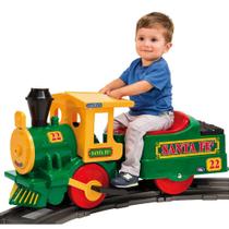 Trem Eletrico Infantil Peg Perego Santa Fe 6V com Trilhos - Peg-Pérego