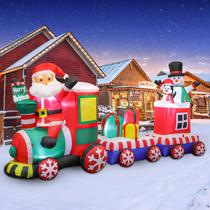 Trem Inflável de Natal Thanger 2,5m com Luzes LED