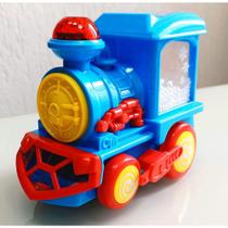 Trem Locomotiva Infantil Solta Fumaça E Luzes E Sons Fun Train